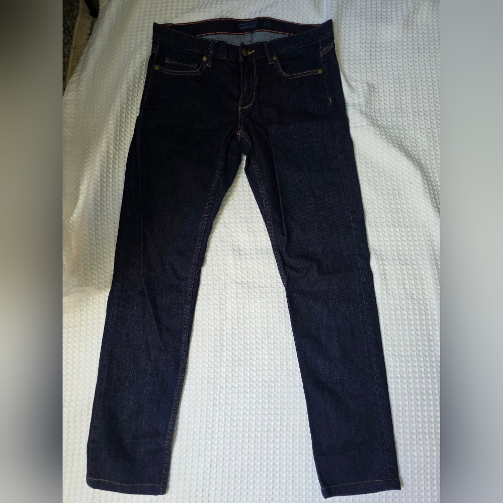 Patagonia Women's Skinny Jeans - Dark Blue